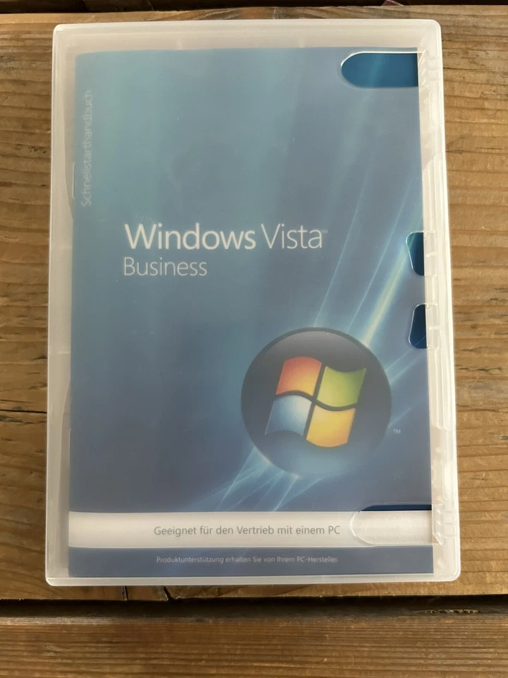 Microsoft Windows Vista Business SP1 , 64Bit OEM / Deutsch mit  MwSt-Rechnung - Bild 1 von 3