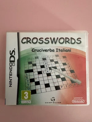 ds Crosswords Cruciverba Italiani Game REGION FREE PAL ITALIAN EXCLUSIVE - Image 1 of 3