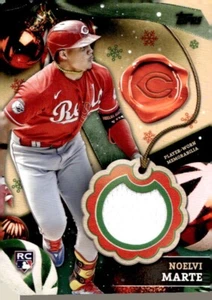 2024 Topps Holiday Relics Noelvi Marte #RC-NM Rookie RC Cincinnati Reds - Picture 1 of 2