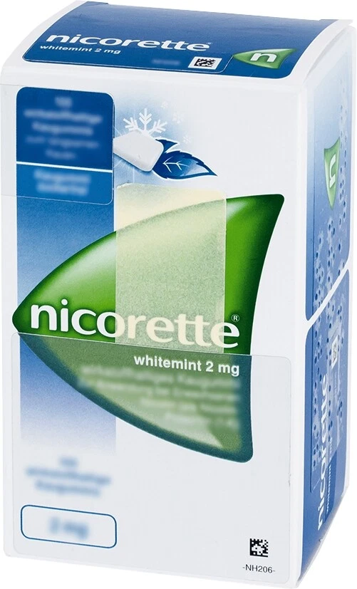 MARKENLOS NICORETTE WHITEMINT 2mg 105 St Kaugummis Katharinenapotheke 2 mg