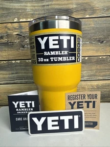 Yeti Limited Edition Rambler 30 oz Becher Alpine Yellow mit Magslider Deckel - Bild 1 von 9