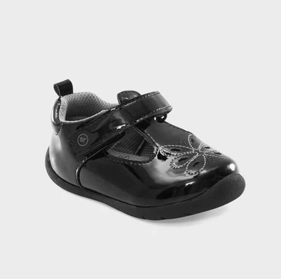 Surprize by Stride Rite Baby Girls' Paloma Mary Jane Shoes - Black-Size 3 - Image 1 of 4