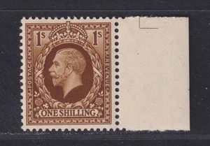 Great Britain SG 449 Scott 220 XF MNH 1936 1/- Brown King George V CV £40 - Picture 1 of 2