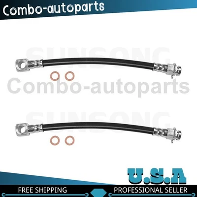 Sunsong 前刹车液压软管适用于道奇 D100 1986 - 1988 — 第 1/4 张图片