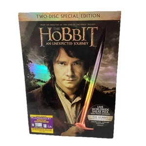 The Hobbit: An Unexpected Journey Two-Disc DVD Special Edition Bilbo Baggins - Picture 1 of 3