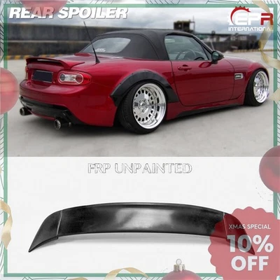 Спойлер задний багажник для MX5 NC Miata стиль RBK FRP неокрашенный (только мягкий верх) - Изображение 1 из 4