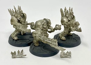 Warhammer 40k: Chaos Space Marines Terminator x3 METAL OOP GAMES WORKSHOP - Picture 1 of 15