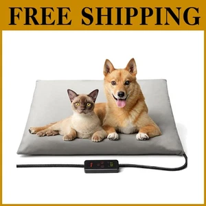 Waterproof Electric Pet Heating Mat - Timer, Chew Resistant - Picture 1 of 11