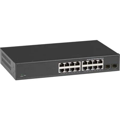 Conmutador Ethernet Gigabit Black Box - Web Smart Eco sin ventilador, 18 puertos (lgb2118a-r2) Foto 1 de 4