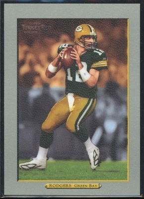 Aaron Rodgers 2005 Topps Turkey Red RC #221 Pittsburgh Steelers Rookie Card - Image 1 of 2