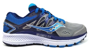 Scarpe da corsa Saucony donna Omni 16 Everun Tri Flex suola grigio blu nuove - Foto 1 di 5