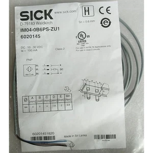 Neu SICK IM04-0B6PS-ZU1 6020145 Näherungsschalter KOSTENLOSER VERSAND - Picture 1 of 3