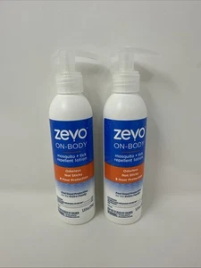 (2) Zevo On-Body 8 Hour Mosquito & Tick Repellent Lotion 5.8 Fl Oz๐ซ๐ฆ๐ซ๐ฆ - Picture 1 of 4