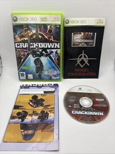 Crackdown Xbox 360 CIB Complete French PAL Manual + Map - Picture 1 of 7