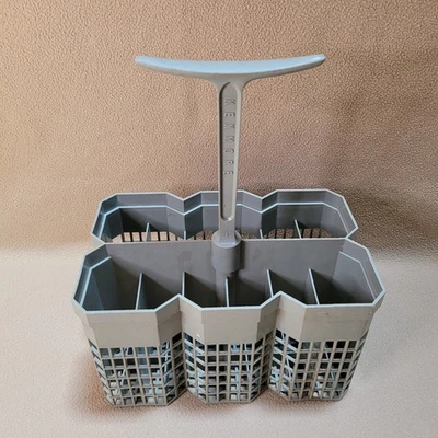 Cesta de utensilios cubiertos lavavajillas KENMORE vintage con mango 12 ranuras Foto 1 de 4