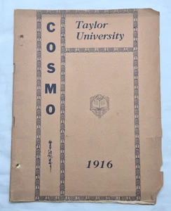 1916 Taylor University Yearbook COSMO, Upland, Indiana. - Picture 1 of 13