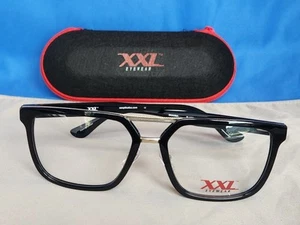 New Men's XXL Eyeglass Frame Brahma Black Plastic 60-18-155 - Picture 1 of 16