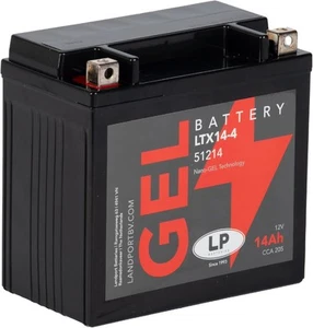 Landport LTX14-4 GelBattery 12V Fits Kawasaki ZRX 1200 R ZRT20A/A-B 2001-2006 - Picture 1 of 6