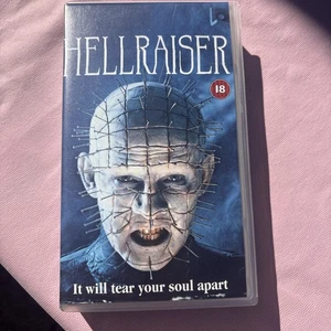 Hellraiser VHS Tape 1991 Rated 18 Horror Collectible Slasher - Picture 1 of 6