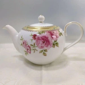 Noritake Hertford Pot Pink Roses Bone China No Box Unused Excellent Japan Made - Picture 1 of 14