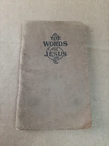 The Words Of Jesus 1924 Vest Pocket Edition Abingdon Press Paperback - Picture 1 of 4
