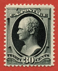[st7070] 1879 Scott#190 mint original gum 30¢ Black cv:$850 - Picture 1 of 2