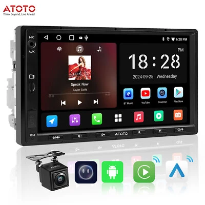 ATOTO A5L 7" Android Autoradio 2DIN CarPlay Android Auto+HD Telecamera di backup - Immagine 1 di 4