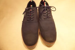 Deep Corner HANDMADE in Turkey Blue Nubuck Leather Wingtip Oxford Gr. 44M SO NICE - Bild 1 von 11