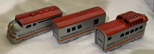 Hallmark Keepsake 1992 Silver Star Train Set di Ormamenti - Foto 1 di 4