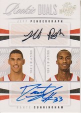 09-10 Season Update RC Duals Signatures Pendergraph/ Cunningham #99/99