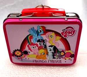 My Little Pony Friendship Magic Mini Tin Lunch Box Holiday Ornament 2013 NOS New - Picture 1 of 5