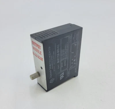 Texas Instruments 5MT12-40AL Input Module 3 Amp 85-132 Volt AC Out 50/60Hz Black - Image 1 of 4