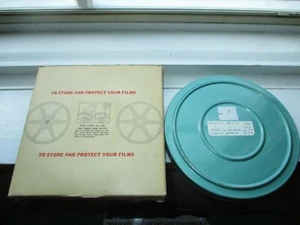 Eddie Black's 8mm Reel & Can (200ft Size) Metal Reel & Metal Storage Tin (70's) - Imagen 1 de 10
