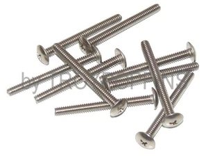10-SS #10-24 X 2 PTH PHILLIPS TRUSS HEAD STAINLESS STEEL 18-8 HARDWARE FASTENER - Picture 1 of 1