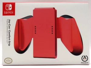 PowerA Joy Con Comfort Grip For Nintendo Switch Red Controller New Sealed - Picture 1 of 4