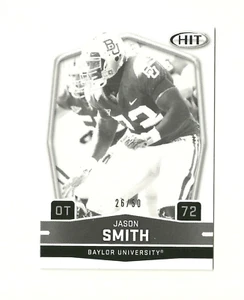 2009 SAGE HIT Make Ready Black #72 Jason Smith /50 Baylor Rams Jets - Foto 1 di 2