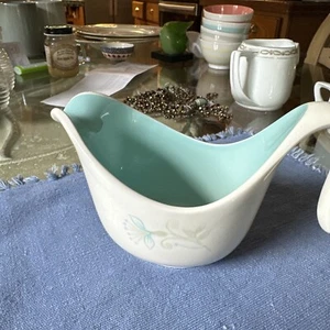 Taylor Smith Taylor 1960's Ever Yours Boutonniere Blue Corn Flower Creamer, Exc - Picture 1 of 10