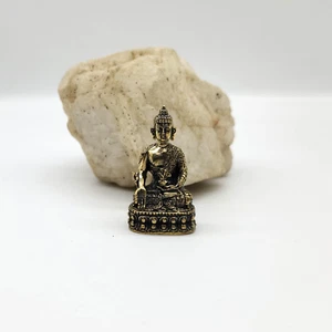 Mini estatua de la deidad tibetana de Buda de la medicina - Imagen 1 de 3