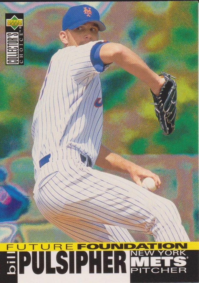 1995 Collector's Choice #35 Bill Pulsipher New York Mets Rookie Baseball RC - Image 1 of 1