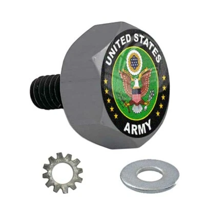 Gris Gunmetal - Perno de asiento hexagonal de aluminio Billet para Harley - Departamento del Ejército de EE. UU. Eagle Foto 1 de 4