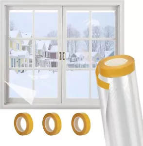 Window Insulation Kit 63" x 33FT for Winter Heavy Duty Window Insulation Film - Picture 1 of 12