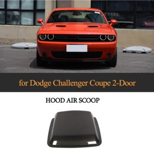 Carbon Air Flow Intake Scoop Hood Vent Trims Cover For Dodge Challenger 2015-19 - Picture 1 of 9