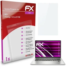 Protection en verre atFoliX pour verre hybride MSI Prestige 14 Evo B13M 9H - Photo 1/8
