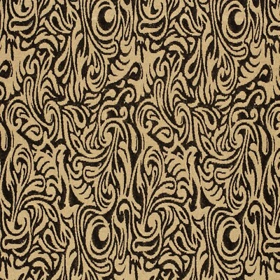 1m x 1,50m Jacquard Stoff Lurex Abstrakt Gold - Bild 1 von 3