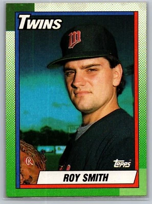 1990 Topps - #672 Roy Smith Minnesota Twins MLB Baseball Card - Image 1 of 2