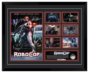 RoboCop 1987 Peter Weller signed Framed Memorabilia - Picture 1 of 2