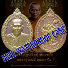 Étui étanche GRATUIT 100 % authentique Phra LP PHAT Thai amulette pendentif fétiche magique