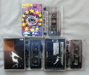U2: Rattle & Hum + Zooropa + I Still Haven't Found What I'm. Cassette Lot. - Picture 1 of 2