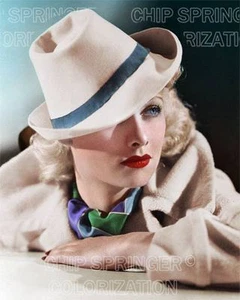 LUCILLE BALL WEARING A TRENCHCOAT BEAUTIFUL COLOR PHOTO BY CHIP SPRINGER - Picture 1 of 1