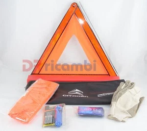 KIT EQUIPAGGIAMENTO DI EMERGENZA SICUREZZA TRIANGOLO ORIGINALE CITROEN - Dr24105 - Picture 1 of 4